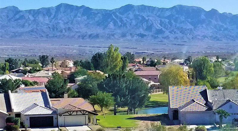 Green Valley golf course community with mountain views