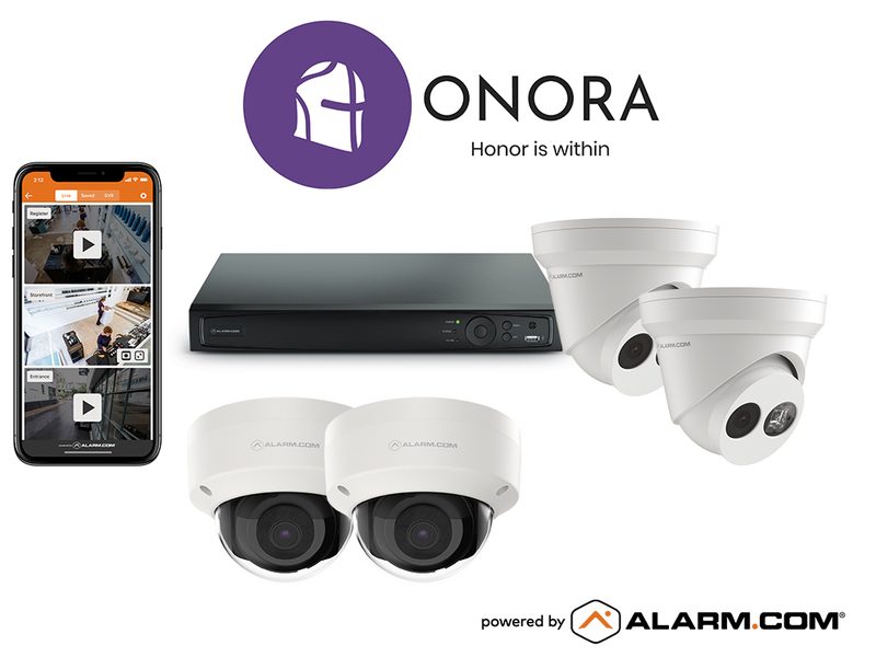 Onora Systems Alarm.com camera system package